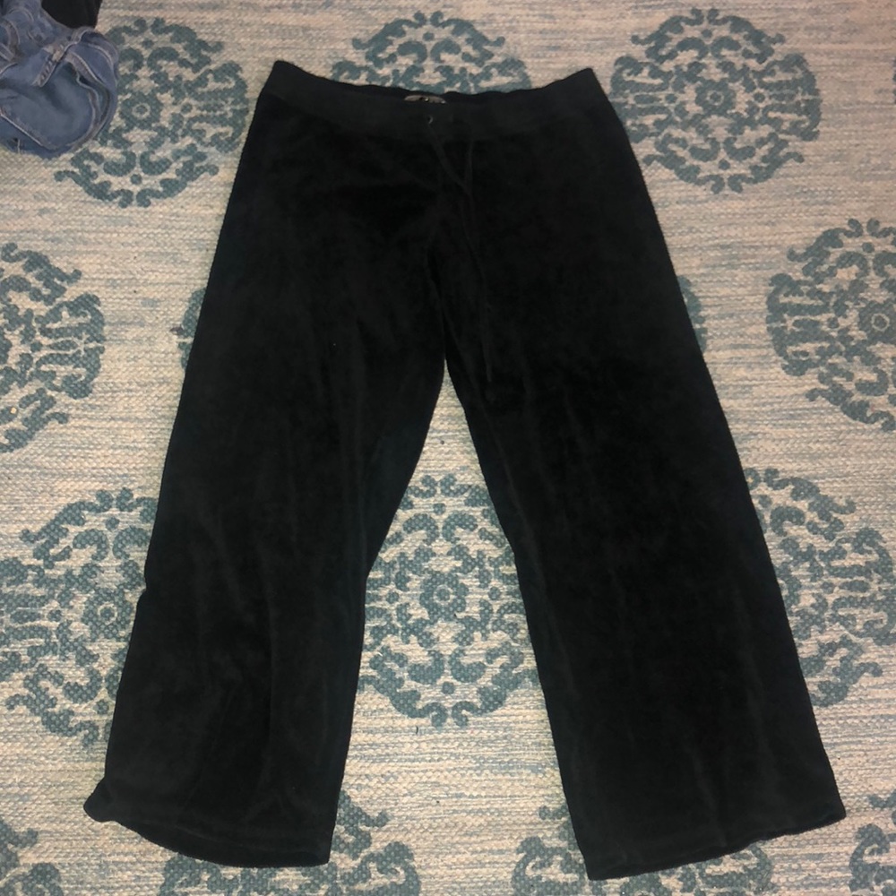 Juicy Couture Black Tracksuit Bottoms